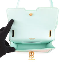 Load image into Gallery viewer, BURBERRY TB logo Shoulder Bag Ivory/Mint Green8070573 Canvas Leather
