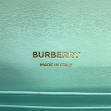 Load image into Gallery viewer, BURBERRY TB logo Shoulder Bag Ivory/Mint Green8070573 Canvas Leather
