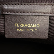 Load image into Gallery viewer, Ferragamo Star Tote Bag Brown219934 779547 Canvas Leather
