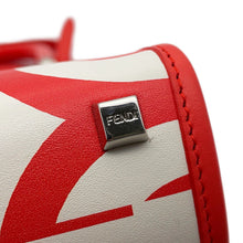 Load image into Gallery viewer, FENDI Marc Jacobs x Sunshine 2-way Tote Bag Red/White8BS051 AMWK Leather Size Mini

