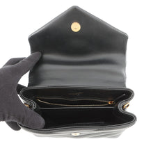 Load image into Gallery viewer, SAINT LAURENT PARIS Loulou Toy Bag Shoulder Bag Black678401DV7071000 Calf Leather
