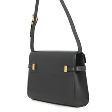 Load image into Gallery viewer, SAINT LAURENT PARIS Manhattan Shoulder Bag Black6756260SX0W1000 Calf Leather Size Small
