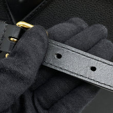 将图像加载到图库查看器中，LOUIS VUITTON On My Side NoirM58908 Calf Leather Shearling Size MM
