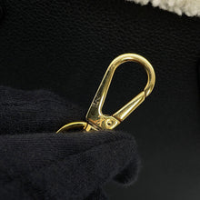 将图像加载到图库查看器中，LOUIS VUITTON On My Side NoirM58908 Calf Leather Shearling Size MM
