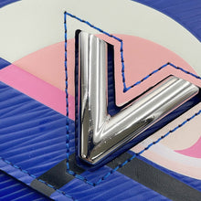 Load image into Gallery viewer, LOUIS VUITTON Portefeuille Twist Chain Wallet BlueM62215 Epi Leather
