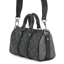Load image into Gallery viewer, LOUIS VUITTON Keepall Bandouliere NoirM46271 Monogram Eclipse Monogram Eclipse Reverse Size 25
