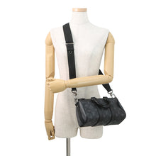 Load image into Gallery viewer, LOUIS VUITTON Keepall Bandouliere NoirM46271 Monogram Eclipse Monogram Eclipse Reverse Size 25
