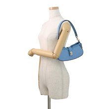 Load image into Gallery viewer, GUCCI GG Canvas Moonside One-Shoulder Bag Light Blue786035 Canvas Leather Size Mini
