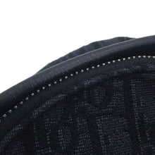 将图像加载到图库查看器中，Dior Oblique Rider Backpack Black Canvas Leather
