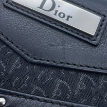 将图像加载到图库查看器中，Dior Street Chic One Shoulder Bag Black Canvas Leather

