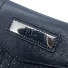 将图像加载到图库查看器中，Dior Street Chic One Shoulder Bag Black Canvas Leather
