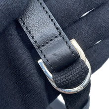 将图像加载到图库查看器中，Dior Street Chic One Shoulder Bag Black Canvas Leather
