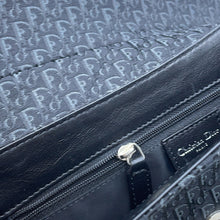 将图像加载到图库查看器中，Dior Street Chic One Shoulder Bag Black Canvas Leather
