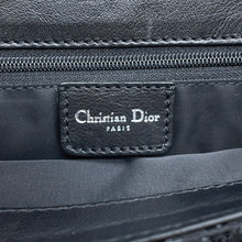 将图像加载到图库查看器中，Dior Street Chic One Shoulder Bag Black Canvas Leather
