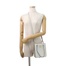 Load image into Gallery viewer, MIUMIU Madras Square Tote 2-Way Bag White5BA231_2AJB_F0009 Leather

