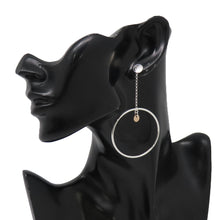 将图像加载到图库查看器中，HERMES Exlibris Hoop Earrings SV925 K18PG
