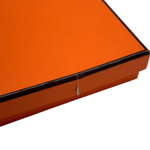 Load image into Gallery viewer, HERMES Carre Jean Size 140 Orange/White/Red/Light Green Cashmere70% Silk30%
