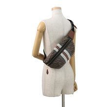 将图像加载到图库查看器中，BURBERRY TBCrossbody Bag Brown/Black/White8021483 PVC Leather Size Medium
