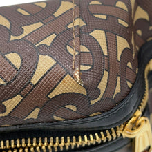 Load image into Gallery viewer, BURBERRY TBCrossbody Bag Brown/Black/White8021483 PVC Leather Size Medium
