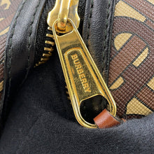 将图像加载到图库查看器中，BURBERRY TBCrossbody Bag Brown/Black/White8021483 PVC Leather Size Medium
