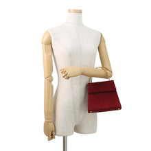 Load image into Gallery viewer, Ferragamo Gancini Handle 2WAY Bag Red suede
