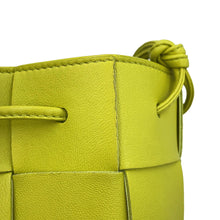 Load image into Gallery viewer, Bottega Veneta Cassette Bucket Bag Pistachio Green680217 Leather Size Mini
