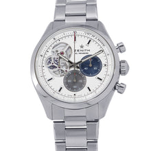 Load image into Gallery viewer, ZENITH Chronomaster open W39.5mm Stainless Steel Silver Dial03.3300.3604/69.M3300
