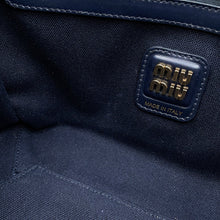 Load image into Gallery viewer, MIUMIU Ivy Corduroy Handbag Navy5BA284_2F81_F0124_V_OON Corduroy Leather Size Small
