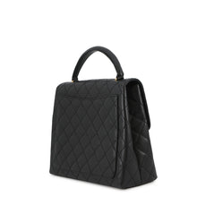Load image into Gallery viewer, CHANEL Matelasse Handbag BlackA12397 Caviar Leather Size 30
