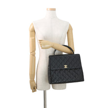 Load image into Gallery viewer, CHANEL Matelasse Handbag BlackA12397 Caviar Leather Size 30
