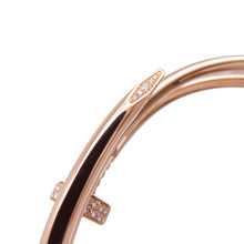 将图像加载到图库查看器中，CARTIER Juste Un Clou Bracelet Double Diamond Size 19N6708419/N6708400 18K Pink Gold
