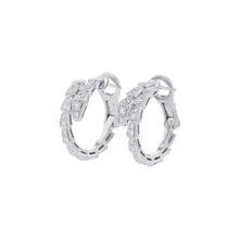 Load image into Gallery viewer, BVLGARI Serpenti Viper Earrings 18K White Gold
