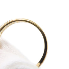 将图像加载到图库查看器中，Chaumet Sapphire Ring Size Approximately No. 10 18K Yellow Gold
