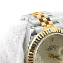 将图像加载到图库查看器中，ROLEX Lady-Datejust W28mm Stainless Steel K18YG Champagne Dial279173G
