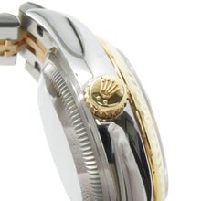 将图像加载到图库查看器中，ROLEX Lady-Datejust W28mm Stainless Steel K18YG Champagne Dial279173G
