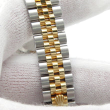将图像加载到图库查看器中，ROLEX Lady-Datejust W28mm Stainless Steel K18YG Champagne Dial279173G
