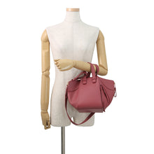 将图像加载到图库查看器中，LOEWE hammock compact plum roseA538H13X02 Leather
