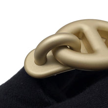 将图像加载到图库查看器中，HERMES Baretta Tri Maillon Size GM Gold Aluminium
