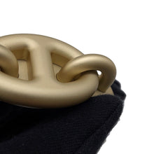 将图像加载到图库查看器中，HERMES Baretta Tri Maillon Size GM Gold Aluminium
