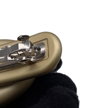 将图像加载到图库查看器中，HERMES Baretta Tri Maillon Size GM Gold Aluminium
