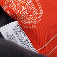 Load image into Gallery viewer, HERMES Twilly BRIDES DE GALA EN FLEURS Brides de Gala en Fleurs Vanilla/Orange/Khaki Silk100%
