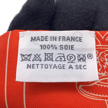 Load image into Gallery viewer, HERMES Twilly BRIDES DE GALA EN FLEURS Brides de Gala en Fleurs Vanilla/Orange/Khaki Silk100%
