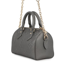 Load image into Gallery viewer, LOUIS VUITTON Speedy Bandouliere GunmetalM12013 Monogram Empreinte Leather Size 20

