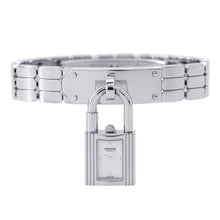 Load image into Gallery viewer, HERMES Kelly watch W16mm Stainless Steel Sparkling White Lacquer DialKE4.110

