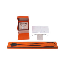 Load image into Gallery viewer, HERMES Kelly watch W16mm Stainless Steel Sparkling White Lacquer DialKE4.110
