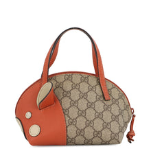 Load image into Gallery viewer, GUCCI Bag Children's Zoo Orange/Beige271093 80442 1629 GG Supreme Leather
