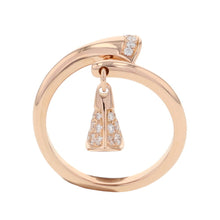Load image into Gallery viewer, BVLGARI Diva Dream Diamond Ring Size Approximately No. 12351032 18K Pink Gold
