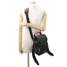 Load image into Gallery viewer, Christian Louboutin Explorer Funk Studded Backpack Black3215038B492 Leather Size Small
