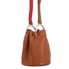 Load image into Gallery viewer, Christian Louboutin BY MY SIDE bucket bag Brown3235080C131 Leather
