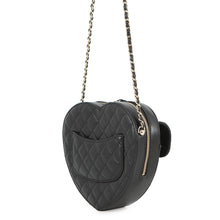 Load image into Gallery viewer, CHANEL Heart Shape ChainShoulder BlackAS3191 Lambskin

